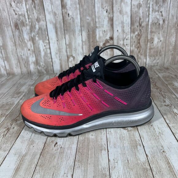 Nike Air Max Running Shoes Ombre Coral Pink Athletic Sneakers Women's Size 8 - Picture 2 of 8